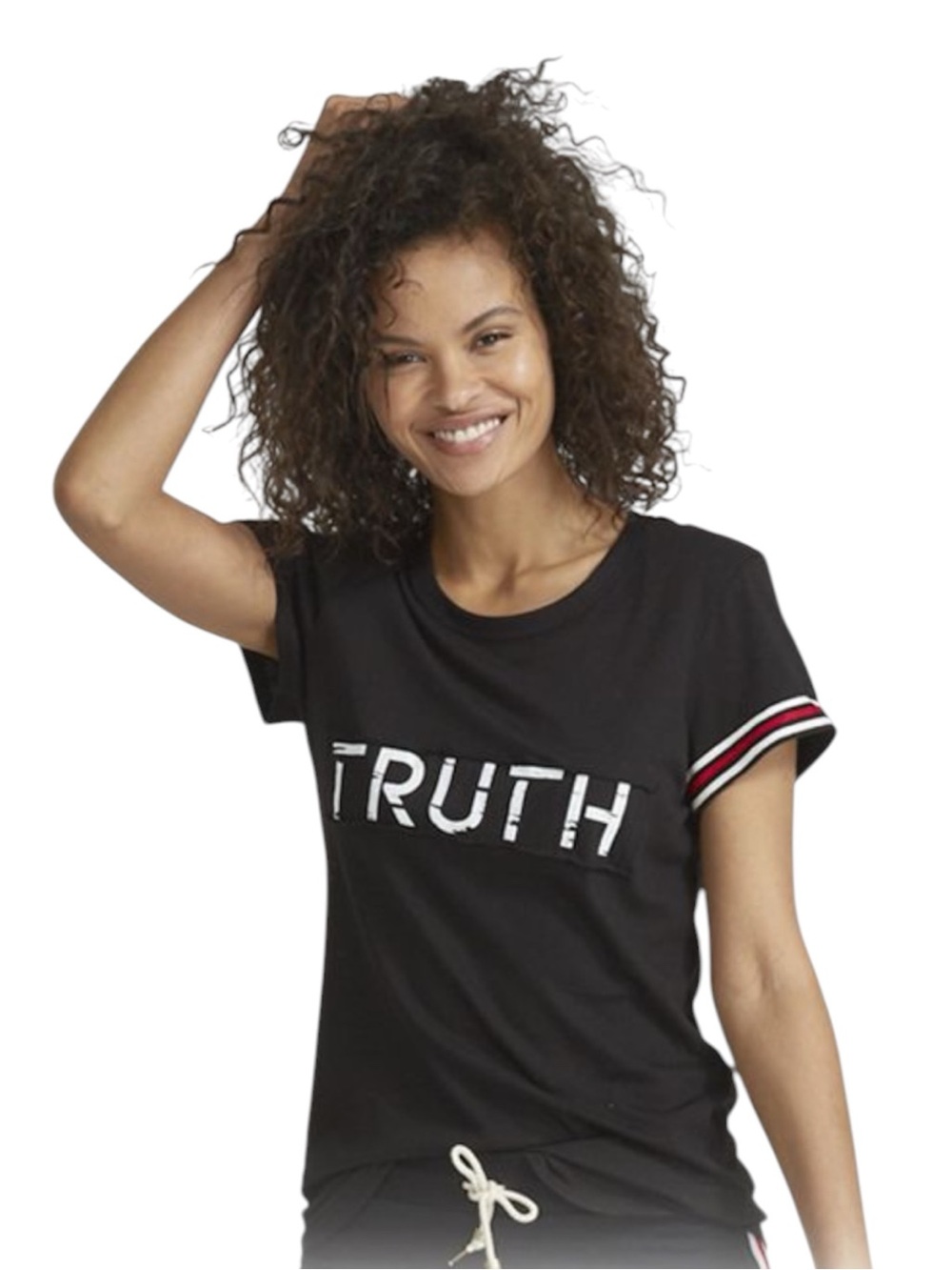 Love Over H8 Black 'TRUTH' Short Sleeve Graphic Tee Size XS